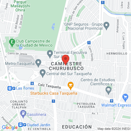 Zavala Serv Estomatologicos map