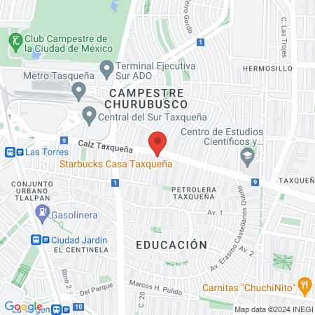 Clínica Dental - Green Apple Taxqueña map