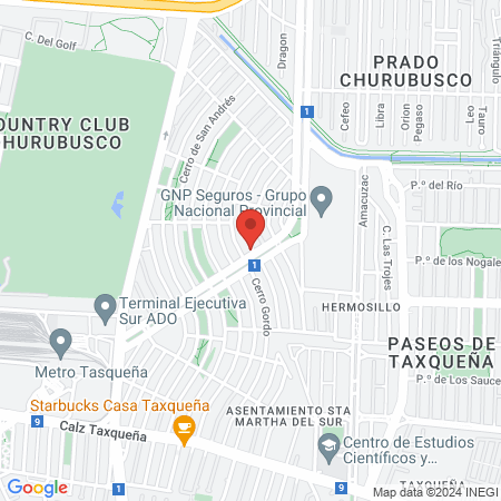 ESPECIALIDADES MEDICAS "LAS TORRES" map