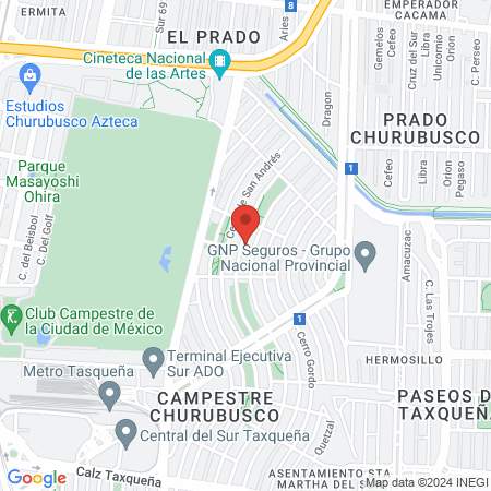 Dr. Martín Soberano, oncólogo veterinario map