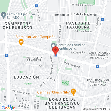 Sociedan Mexicana de Fisiatria y A.C.ondicionamiento Físico map