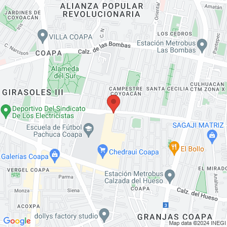 La Esmalteria map