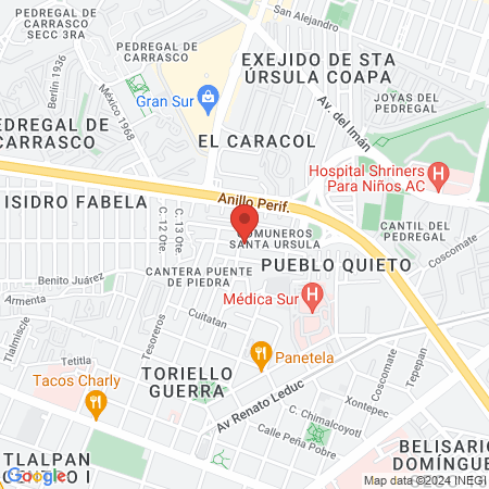 Faby Arriaga Studio map