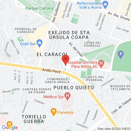 Medicina del Deporte y Rehabilitación Física Dr. Takeshi map