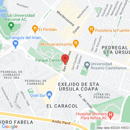 Veterinaria Mikan map