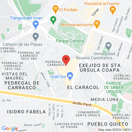 Dentimex Gran Sur map