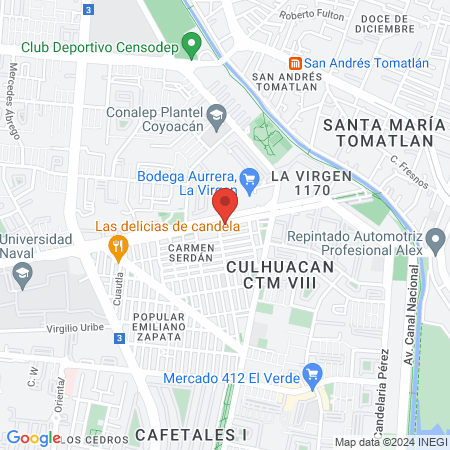 Ideal Dent "Carmen Serdan" map