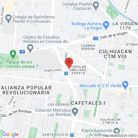 Odontología Interal Dra. Karla Aguilar map