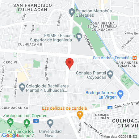 Optica del Hospital de Jesús map