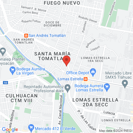 Centro odontológico integral map