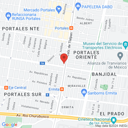 Peluqueria New York map