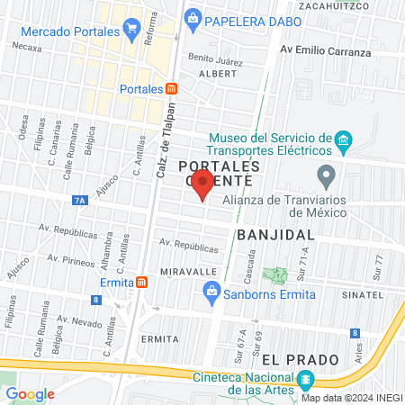 Kiron Centro Cultural map