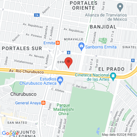 María José León Villanueva map