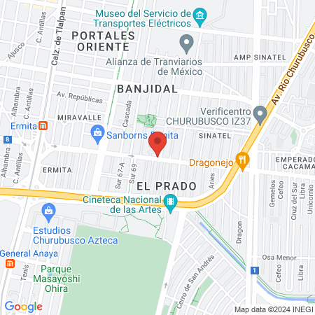 CLINICA VETERINARIA ANTARES map