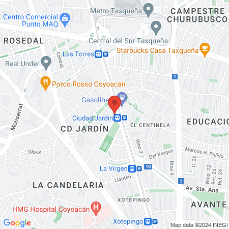 Odontología Estética y Rehabilitación Oral Dra. Fátima Sandoval map
