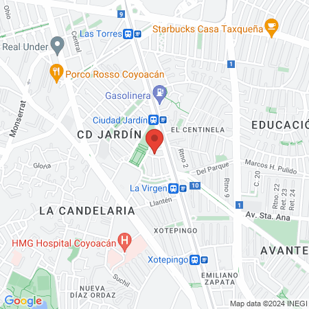 Montes De Oca Camacho Luis Dr map