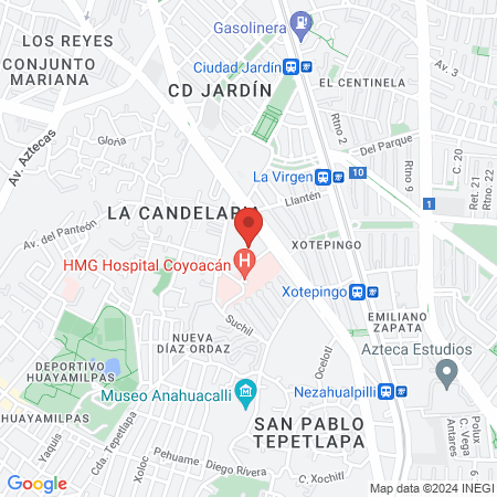 Doctora Georgina Castelan Nutriologa map