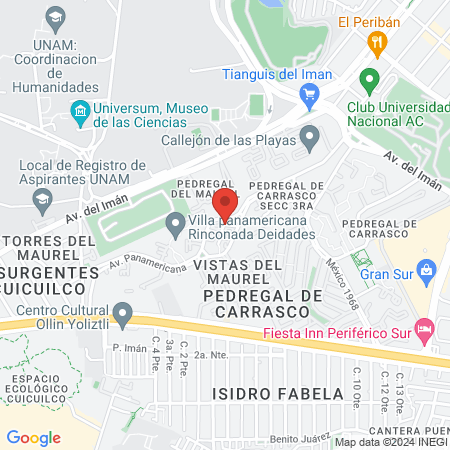 Belleza y Salud map