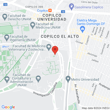 Clínica de Reproducción Canina FMVZ-UNAM map