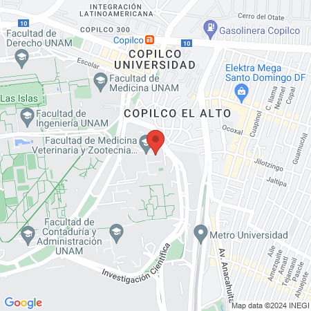 HOSPITAL DE AVES FMVZ-UNAM map