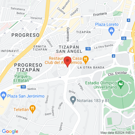 Centro de Especialidades Médico Dentales map