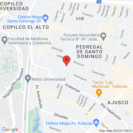EL AZTECA CENTRO DE ENTRENAMIENTO FÍSICO MIXTO map