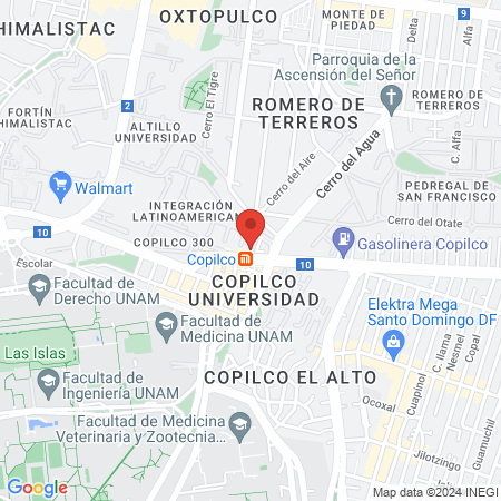 Clinica Copilco map