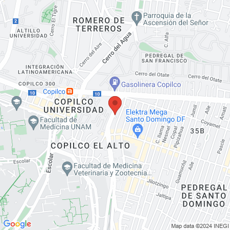 Veterinaria Mega map