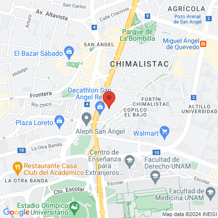 De La Cruz Pineda Elia Dra map