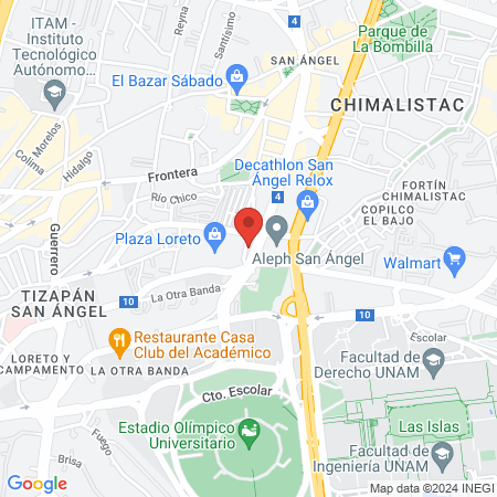 Clínica dental Especialidades map