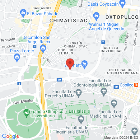 Dra. Mara Silva Estrada map