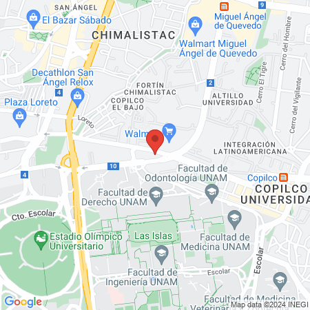 Dra. Carmen Olmos Zavala map