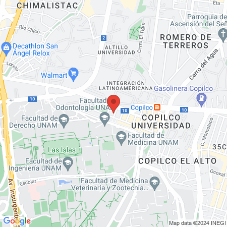 COA Internacional S.A. de C.V. map