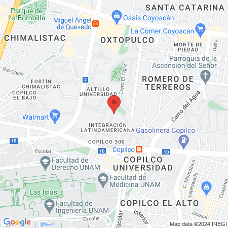 Consultorio Dental Integral Copilco map