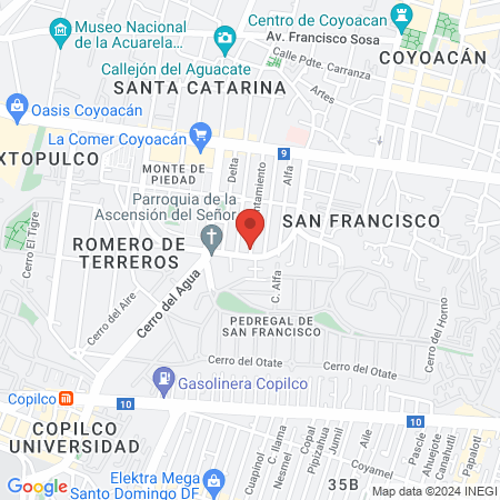 Palavicini Alvarez Jose Alejandro Dr map