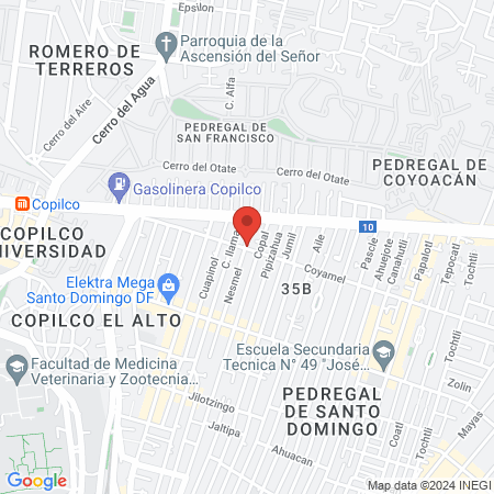 Estetik canina y felina map