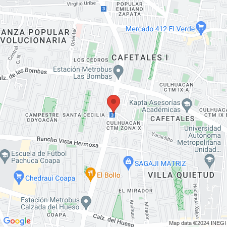 Avalon estilismo y barberia map