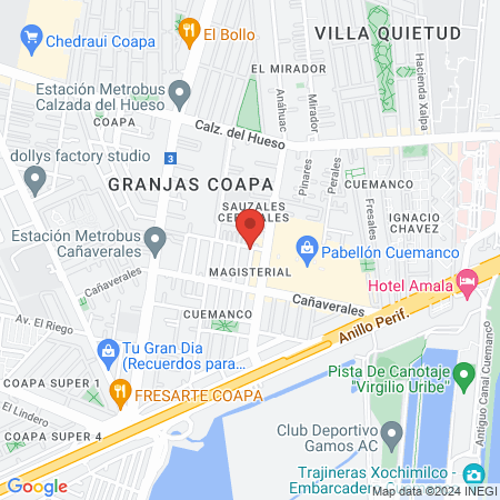 Bulking Tiger GYM Coapa map