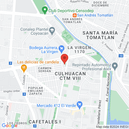 Uñas de Acrílico map