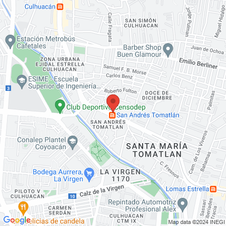 Estación Dental map