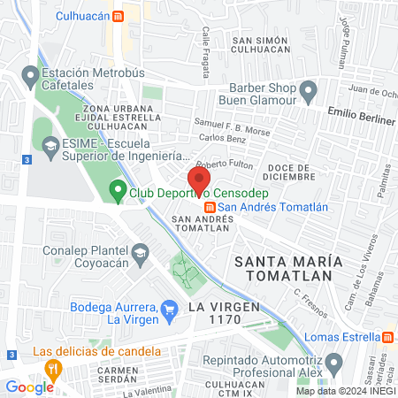 Medico Luis Lobato map