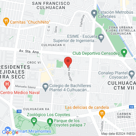 Dentista Dra. Leticia Cisneros map