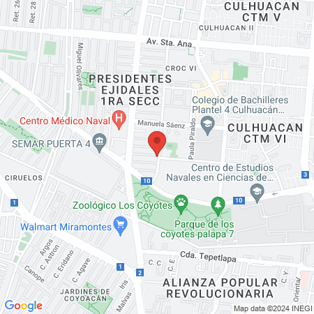 Dr Jorge Alberto Barrera Moscosa map