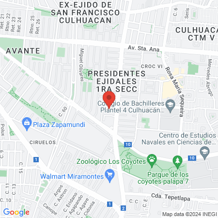 Centro Médico Naval map