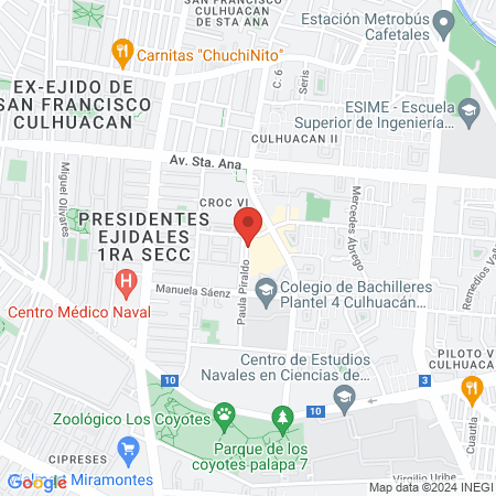 Caasa Veterinario map