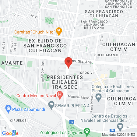 Veterinaria La Coyota map