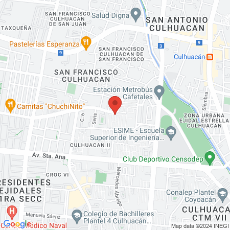 La Novia Del Sol Estética map