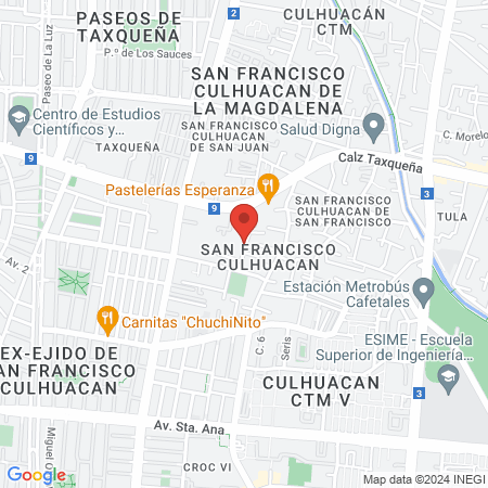 Consultorio psicológico map