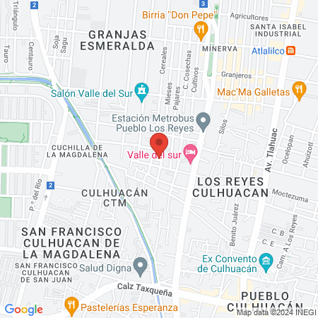 Especialidades Yolopatli Sur map