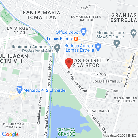 SALON MAS BELLAS map